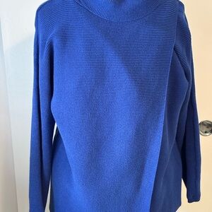 Chicos zenergy royal blue sweater